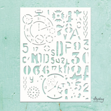MINTAY PAPERS -  Stencil 6"x8" - Mixed 10