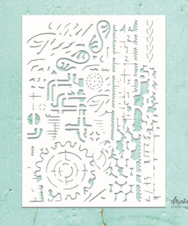 MINTAY PAPERS -  Stencil 6"x8" - Mixed 11