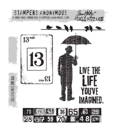Stampers Anonymous Tim Holtz Cling Stamps  Creative Muse