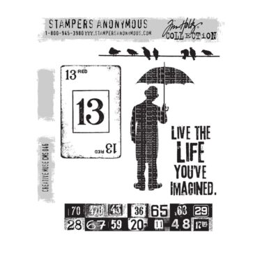 Stampers Anonymous Tim Holtz Cling Stamps  Creative Muse