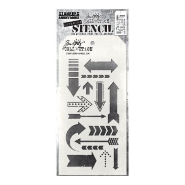 Stampers Anonymous Tim Holtz Layering Stencil - Arrows