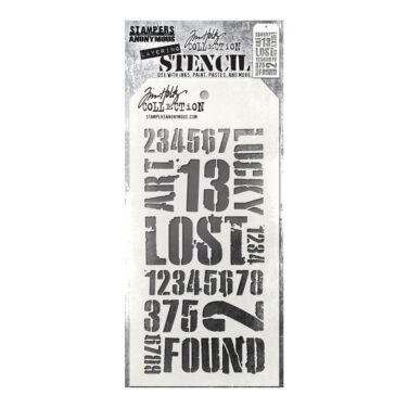 Stampers Anonymous -Tim Holtz Layering Stencil  - Industrial