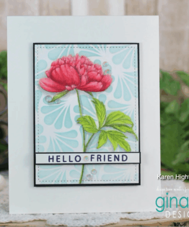 Alternative view of GINA K DESIGN - STENCIL- Ornamental Fans