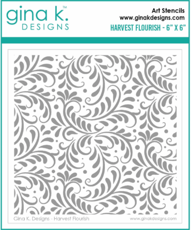 GINA K DESIGN - STENCIL- Harvest Flourish