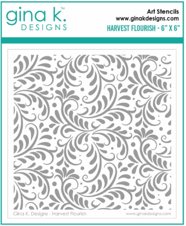GINA K DESIGN - STENCIL- Harvest Flourish