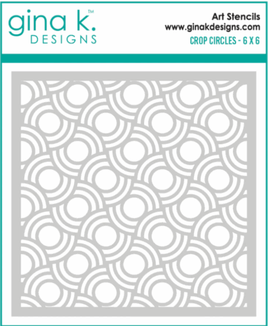 GINA K DESIGN - STENCIL- Crop Circles