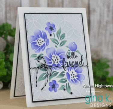 Alternative view of GINA K DESIGN - STENCIL- Create Friendship Layering Stencil