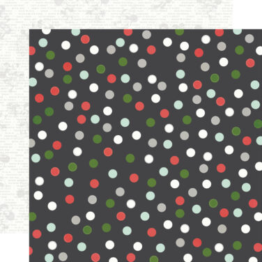 SIMPLE STORIES - Collezione Say Cheese Classic Mouse Christmas - Carta patterned 12x12 - Deckin' The Halls