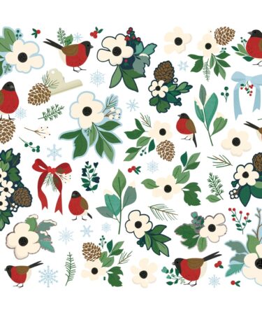 Alternative view of SIMPLE STORIES - Collezione Simple Vintage Flannel Season -  Floral Bits & Pieces