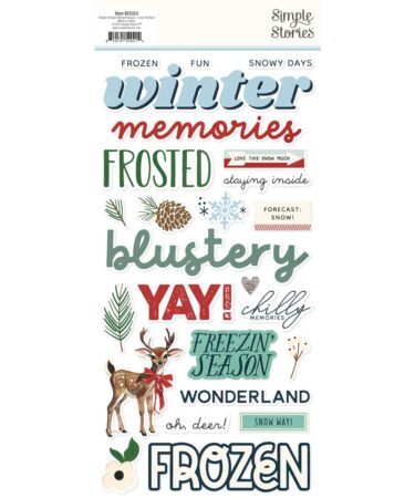 Alternative view of SIMPLE STORIES - Collezione Simple Vintage Flannel Season - Foam Stickers