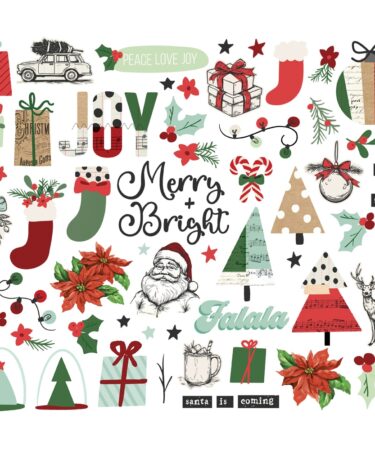 Alternative view of SIMPLE STORIES - Collezione All Wrapped Up - Bits & Pieces