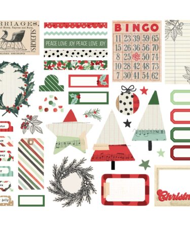 Alternative view of SIMPLE STORIES - Collezione All Wrapped Up - Journal Bits & Pieces