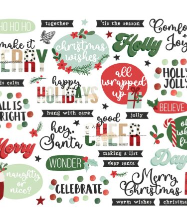 Alternative view of SIMPLE STORIES - Collezione All Wrapped Up - Sentiment Bits & Pieces