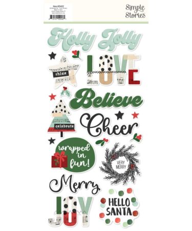 Alternative view of SIMPLE STORIES - Collezione All Wrapped Up - Foam Stickers