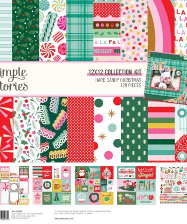 SIMPLE STORIES - Collezione Hard Candy Christmas - Collection Kit