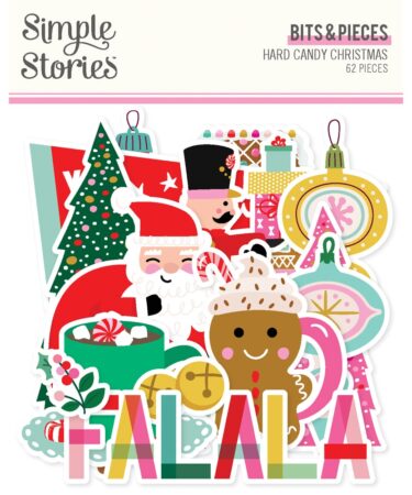 SIMPLE STORIES - Collezione Hard Candy Christmas - Bits & Pieces