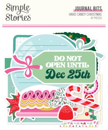 SIMPLE STORIES - Collezione Hard Candy Christmas - Journal Bits & Pieces