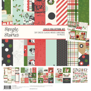 SIMPLE STORIES - Collezione Say Cheese Classic Mouse Christmas - Collection Kit