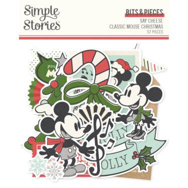 SIMPLE STORIES - Collezione Say Cheese Classic Mouse Christmas - Bits & Pieces