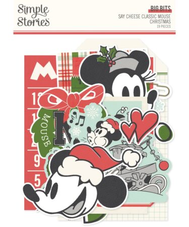 SIMPLE STORIES - Collezione Say Cheese Classic Mouse Christmas -  Big Bits & Pieces