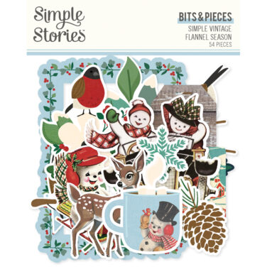 SIMPLE STORIES - Collezione Simple Vintage Flannel Season - Bits & Pieces