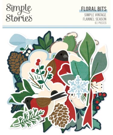 SIMPLE STORIES - Collezione Simple Vintage Flannel Season -  Floral Bits & Pieces