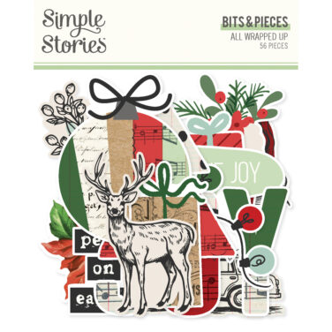 SIMPLE STORIES - Collezione All Wrapped Up - Bits & Pieces