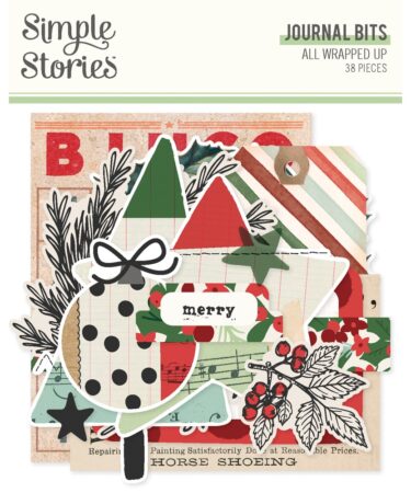 SIMPLE STORIES - Collezione All Wrapped Up - Journal Bits & Pieces