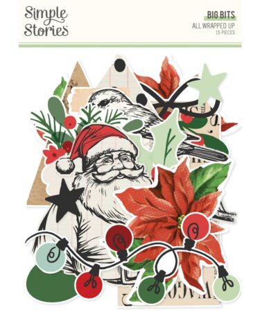 SIMPLE STORIES - Collezione All Wrapped Up - Big Bits & Pieces