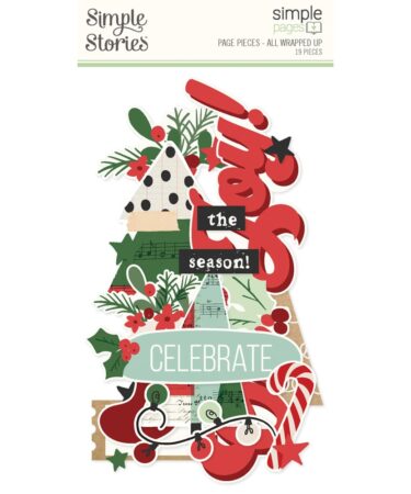 SIMPLE STORIES - Collezione All Wrapped Up - Simple Pages Page Pieces
