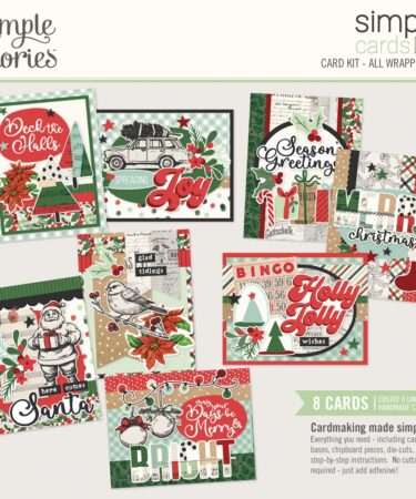 SIMPLE STORIES - Collezione All Wrapped Up - Simple Cards Card Kit