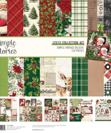 SIMPLE STORIES - Collezione Simple Vintage Believe - Collection Kit