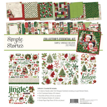 SIMPLE STORIES - Collezione Simple Vintage Believe - Collectors Essentials Kit
