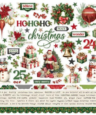 SIMPLE STORIES - Collezione Simple Vintage Believe - Cardstock Stickers