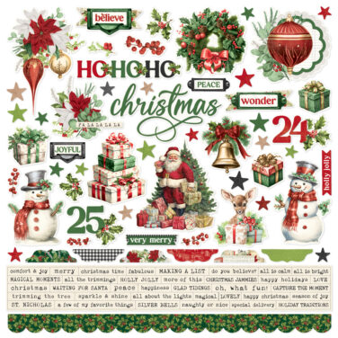 SIMPLE STORIES - Collezione Simple Vintage Believe - Cardstock Stickers