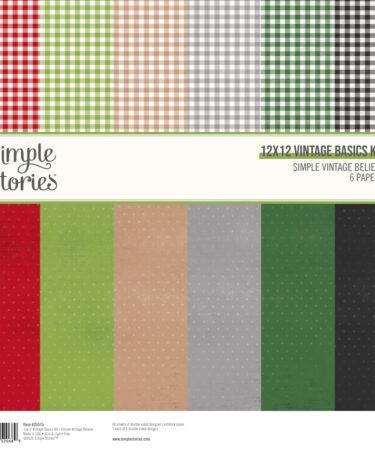 SIMPLE STORIES - Collezione Simple Vintage Believe - Vintage Basics Kit