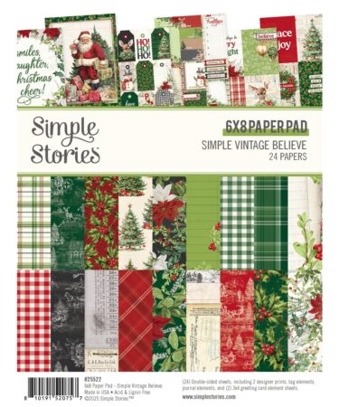 SIMPLE STORIES - Collezione Simple Vintage Believe -  6x8 Pad