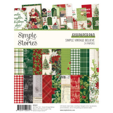 SIMPLE STORIES - Collezione Simple Vintage Believe -  6x8 Pad