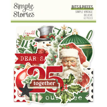 SIMPLE STORIES - Collezione Simple Vintage Believe -  Bits & Pieces