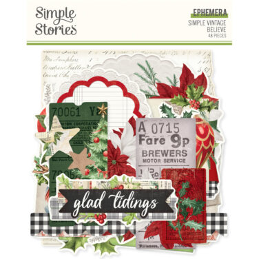 SIMPLE STORIES - Collezione Simple Vintage Believe - Ephemera