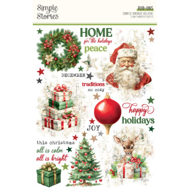 SIMPLE STORIES - Collezione Simple Vintage Believe -  Rub Ons