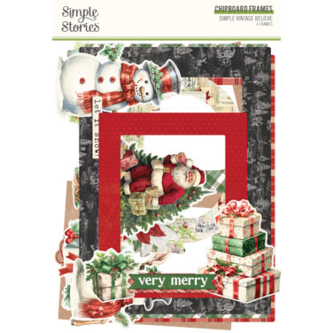SIMPLE STORIES - Collezione Simple Vintage Believe - Chipboard Frames