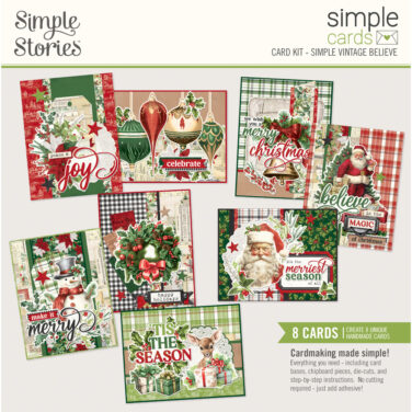 SIMPLE STORIES - Collezione Simple Vintage Believe - Simple Cards Card Kit