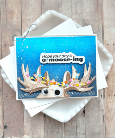 Alternative view of WAFFLE FLOWER - A-moose-ing Sentiments Combov