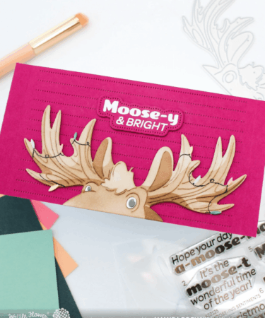 Alternative view of WAFFLE FLOWER - A-moose-ing Sentiments Stamp Set