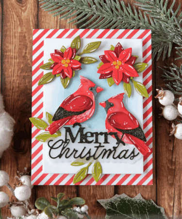 Alternative view of WAFFLE FLOWER - Cardinal Duo Die-n-stencil