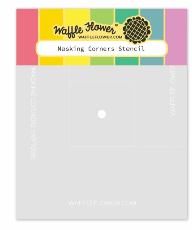 WAFFLE FLOWER - Masking Corners Stencil