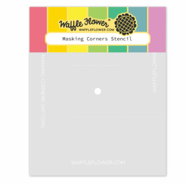 WAFFLE FLOWER - Masking Corners Stencil