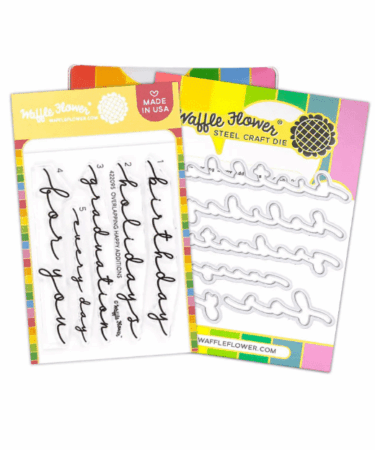 WAFFLE FLOWER - Overlapping Happy Additions Combo