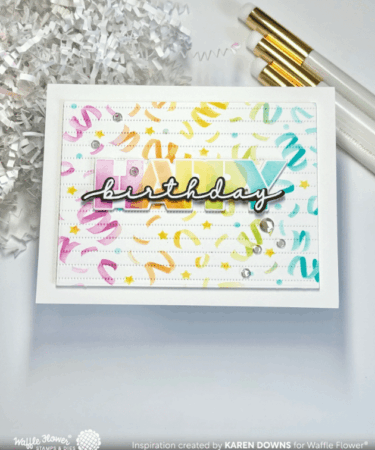 Alternative view of WAFFLE FLOWER - Overlapping Happy Additions Combo